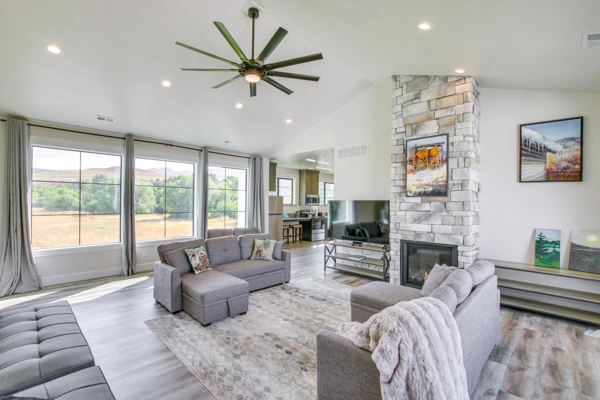 Spacious Idaho Home On Scenic Cub River! Preston المظهر الخارجي الصورة